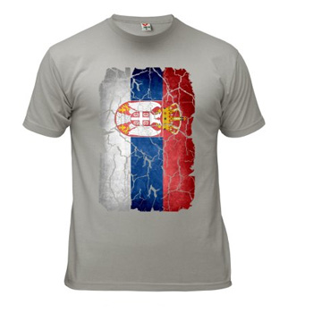 T-shirt Flag of Serbia-2